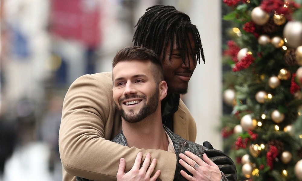 NFL Player Ryan Russell and Boyfriend Share PDA In London