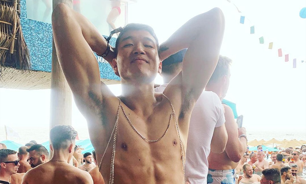 Joel Kim Booster says Grindr is out and Instagram is in. 