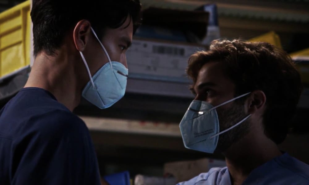 'Grey's Anatomy' Premiere Features First Pandemic BJ