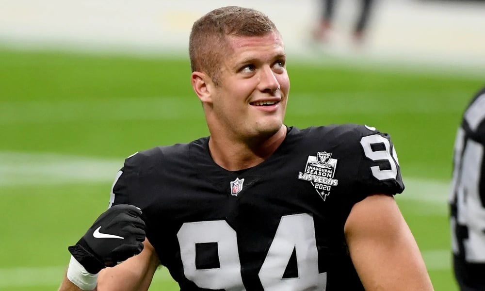 Raiders player Carl Nassib comes out as gay, first active player in NFL history