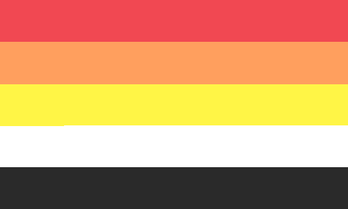 A version of lithosexual flag