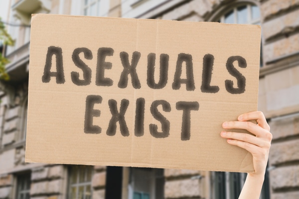 sign reads asexuals exist