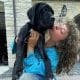 Odessa Adlon Kissing Dog