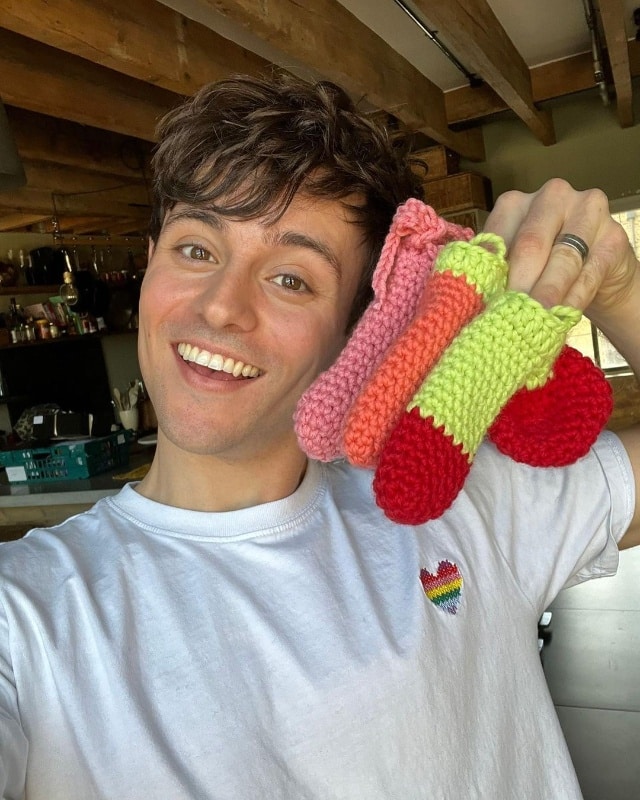 Warm Your Willy With Tom Daley's Knitted C*ck Socks