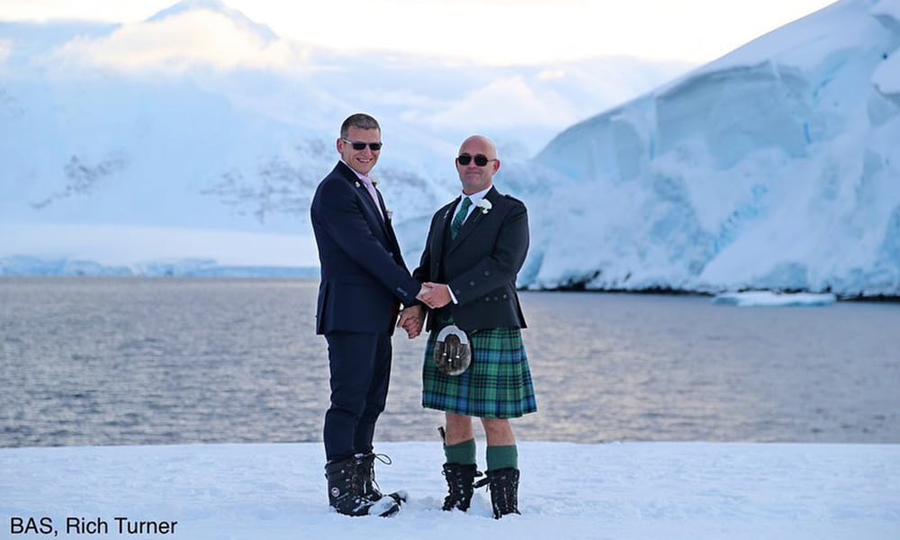 This Gay Couple Became the First To Get Married on Antartica