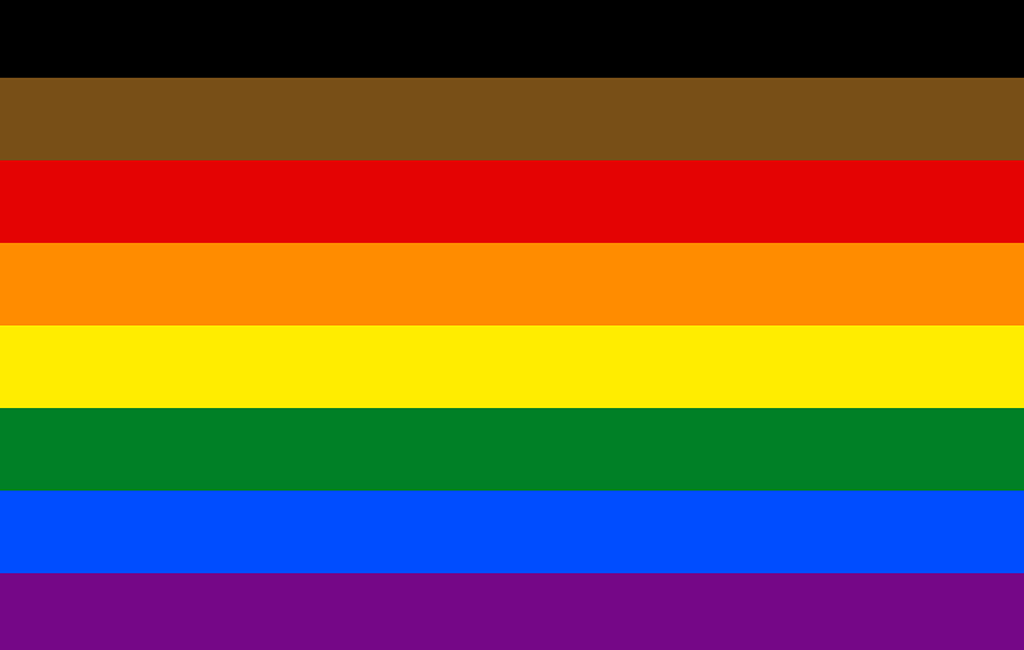 The More Color, More Pride Flag