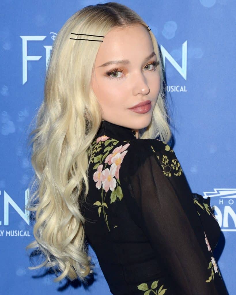 Dove Cameron at the LA Premiere Of "Frozen" at the Pantages Theater on December 6, 2018 in Los Angeles, CA