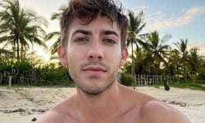 Kevin McHale Celebrates His Birthday Bare on the Beach