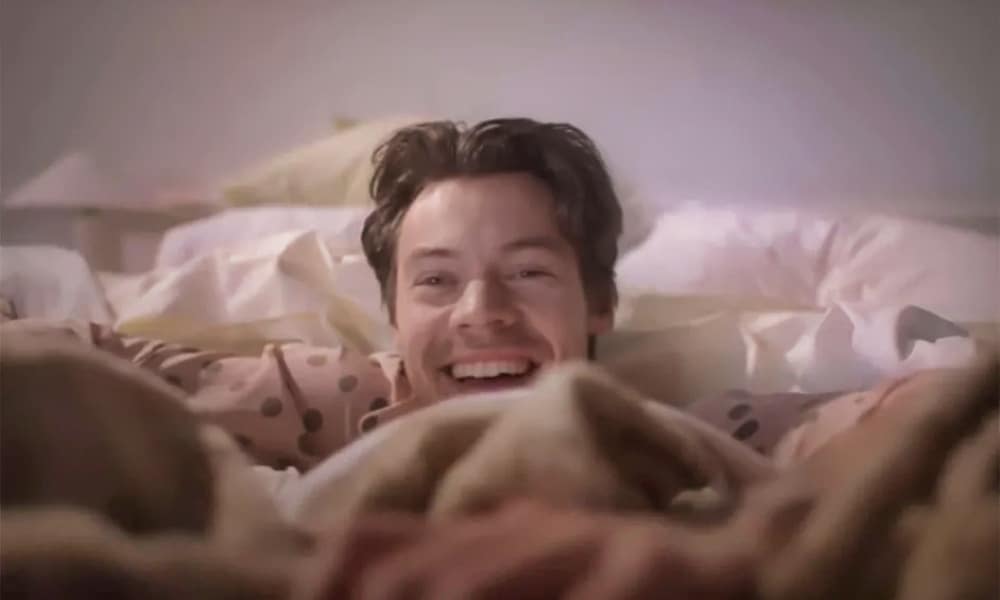 Harry Styles Shares a Bed With Everyone in New Music Video