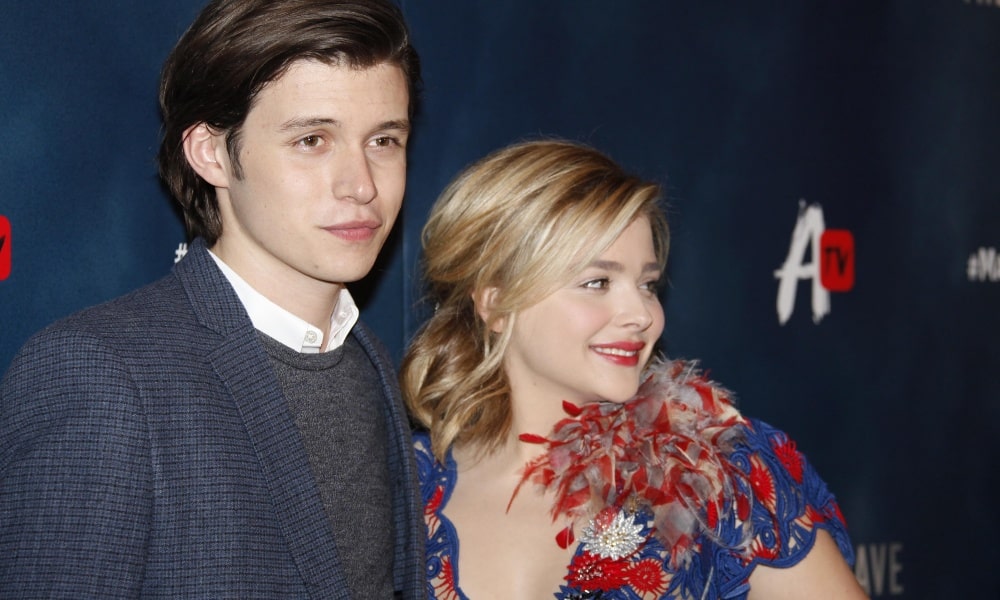 Nick Robinson, Chloe Grace Moretz at the The 5th Wave Los Angeles Premiere at the Pacific Theatres At The Grove on January 14, 2016 in Los Angeles, CA