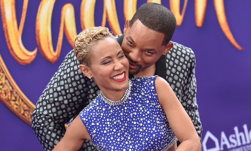 Jada Pinkett Smith and Will Smith arrives for the 'Aladdin' World Premiere on May 21, 2019 in Hollywood, CA