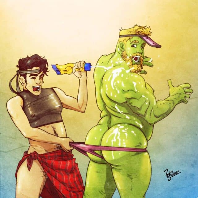 Gay Wiccan and Hulk