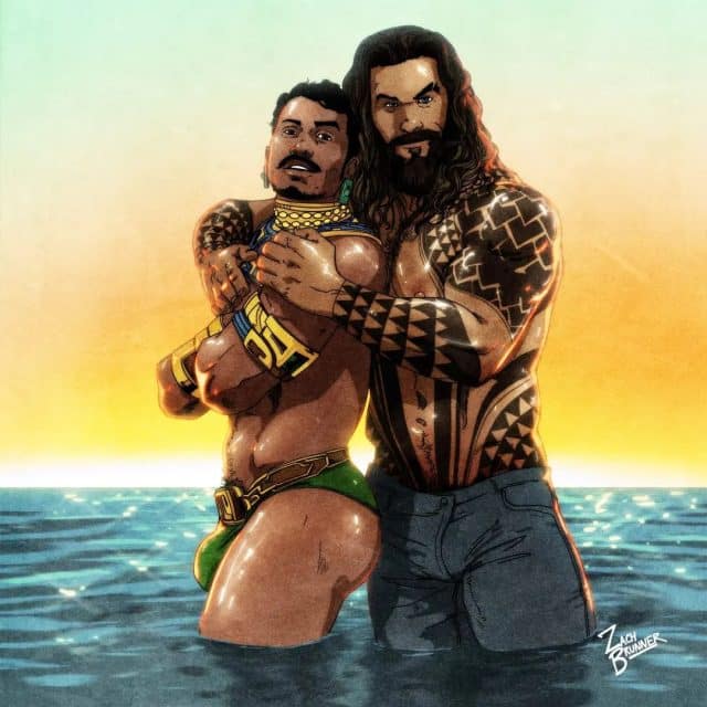 Gay Aquaman and Namor