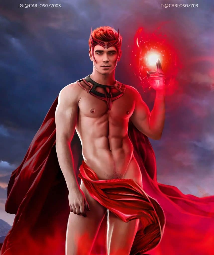 KJ APA as Scarlet WARLOCK