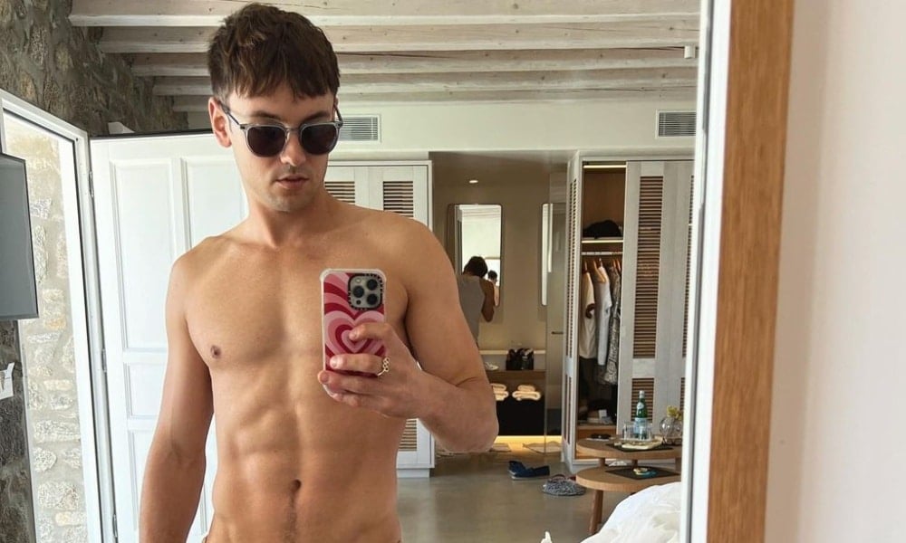 Tom Daley's Vacation Pics Made Everyone Pinch and Zoom