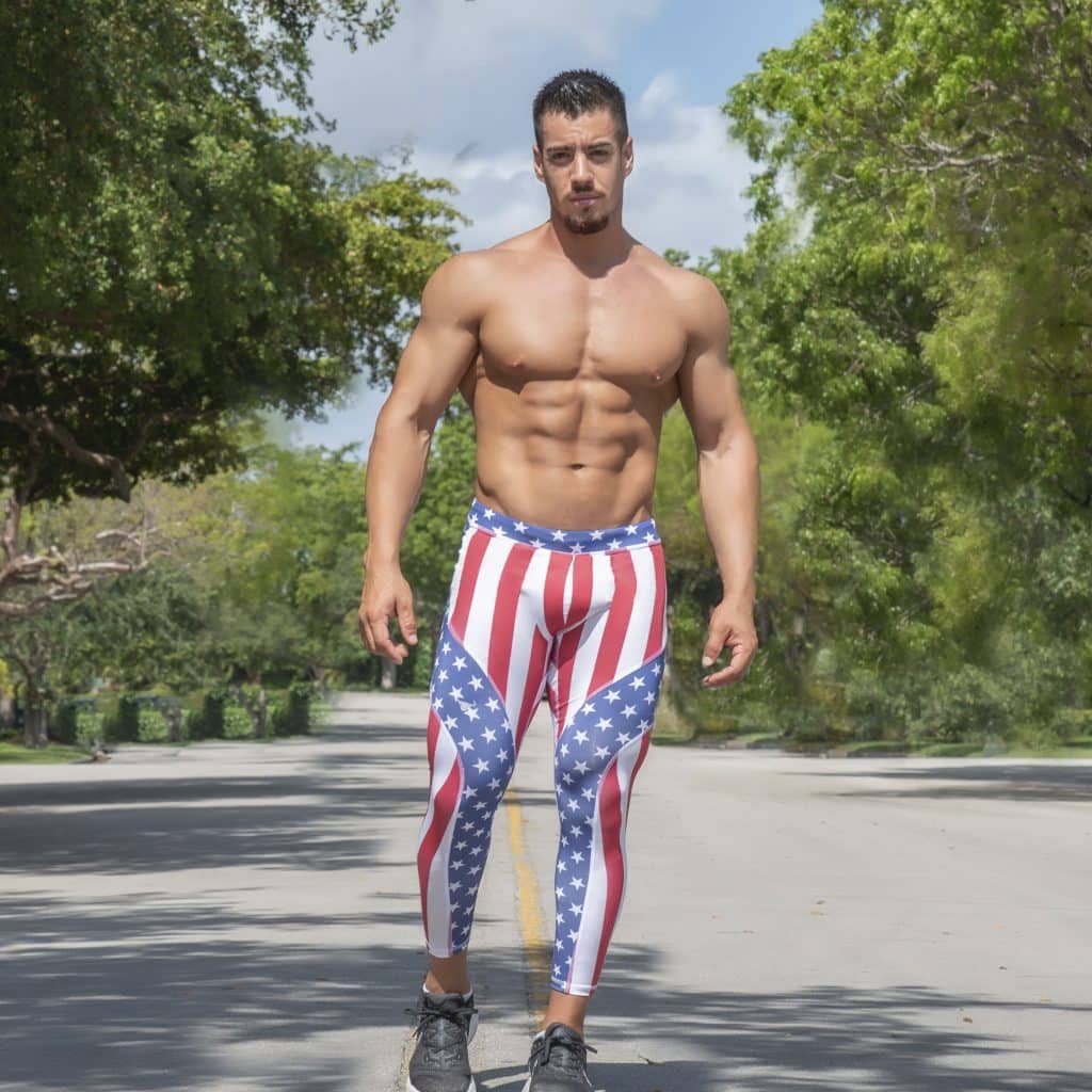 America Meggings Muscle Shirtless No-VPL Technology