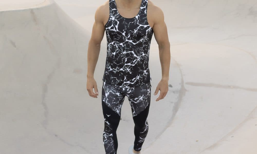 Black Thunder Meggings and Tank Top No-VPL Technology