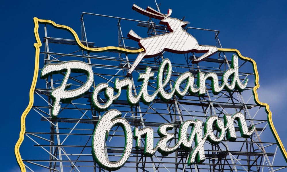 Portland Oregon sign