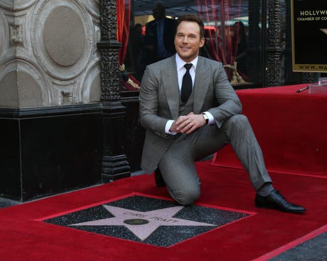  Chris Pratt at the Walk of Fame Star Ceremony on the Hollywood Walk of Fame.