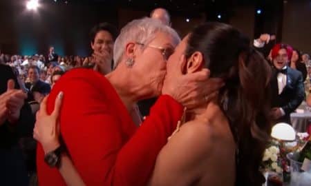Jamie Lee Curtis Passionately Kissed Michelle Yeoh at the SAG Awards