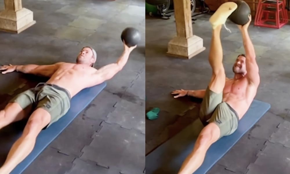 Chris Hemsworth shares the heavy chest workout he used to get in shape for  Thor