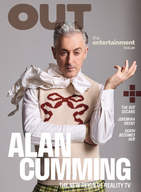 Alan Cumming for Out Magazine. Photos courtesy of Arnaldo Anaya-Lucca for Out.