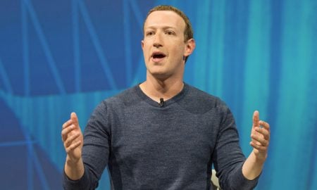 Facebook CEO Mark Zuckerberg in Press conference at VIVA Technology (Vivatech) the world's rendezvous for startup and leaders.