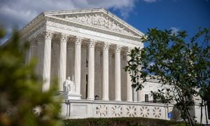 The United States Supreme Court is seen in Washington, DC, on July 01, 2024.