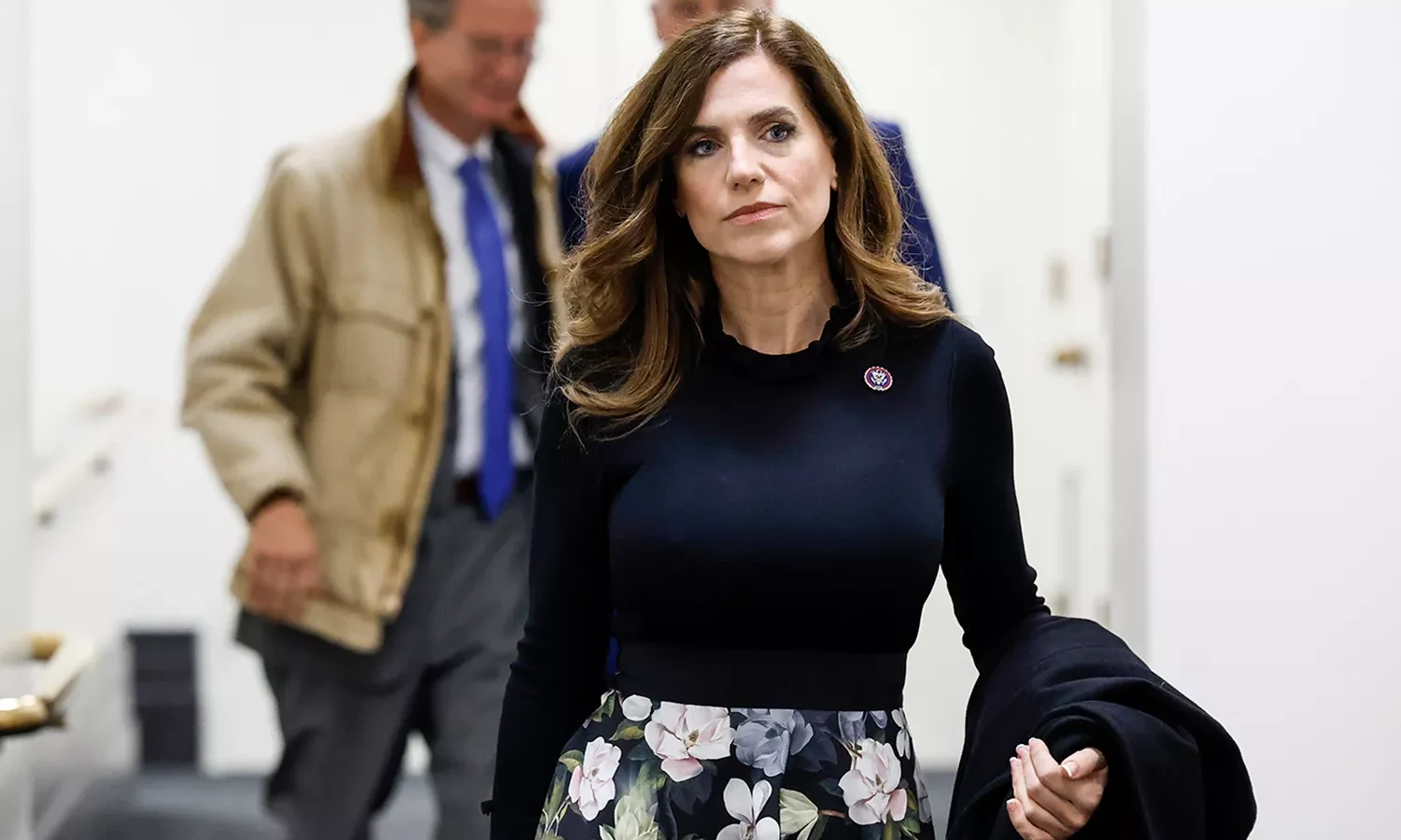 Rep. Nancy Mace departs a House Republican Conference meeting at the U.S. Capitol on Nov. 2, 2023. Anna Moneymaker/Getty