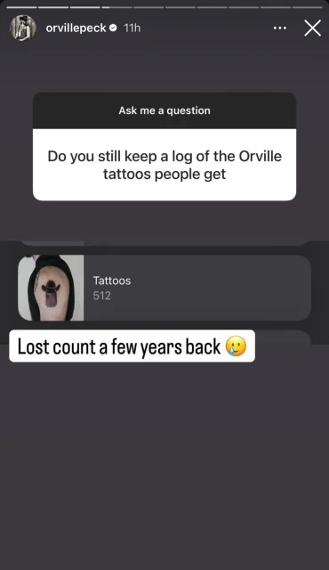 Orville Peck Insta Story #3