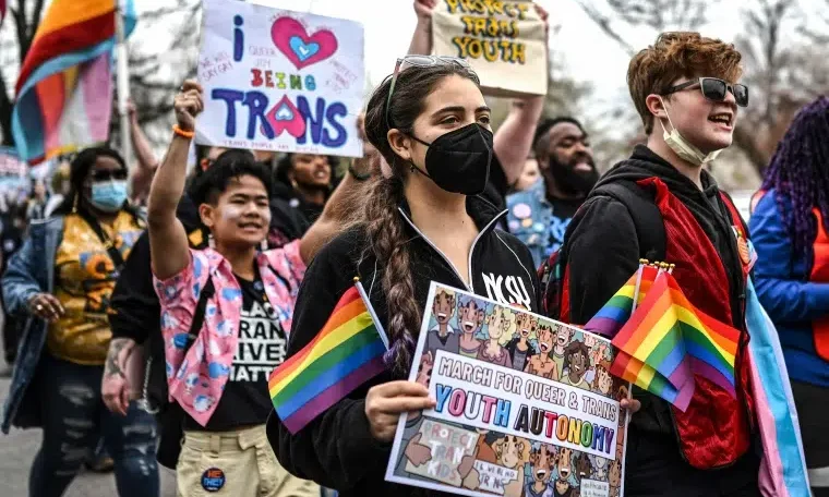 Hundreds of transgender individuals and their allies gathered at the U.S. Capitol on Saturday for a powerful protest against what they see as a widening assault on the transgender community under the Trump administration.