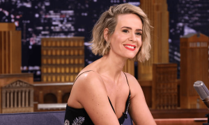 Actress Sarah Paulson made her runway debut at age 50, walking in Miu Miu’s Fall/Winter 2025 show during Paris Fashion Week.