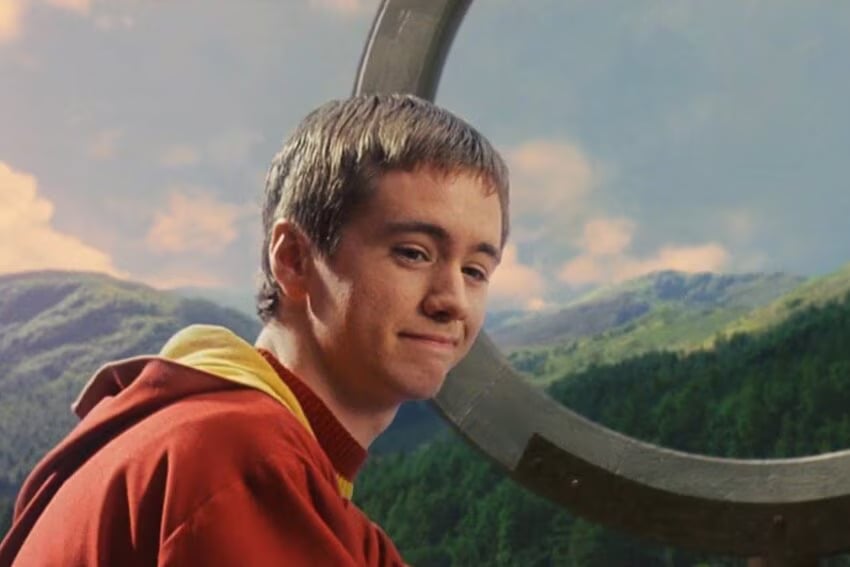 Sean Biggerstaff as Oliver Wood in 'Harry Potter.' Photo: Warner Bros.