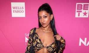 Lara Raj attends the 54th NAACP Image Awards nominees' luncheon at the Fairmont Century Plaza on February 04, 2023 in Los Angeles, California.