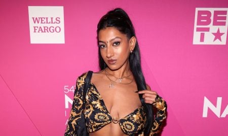 Lara Raj attends the 54th NAACP Image Awards nominees' luncheon at the Fairmont Century Plaza on February 04, 2023 in Los Angeles, California.