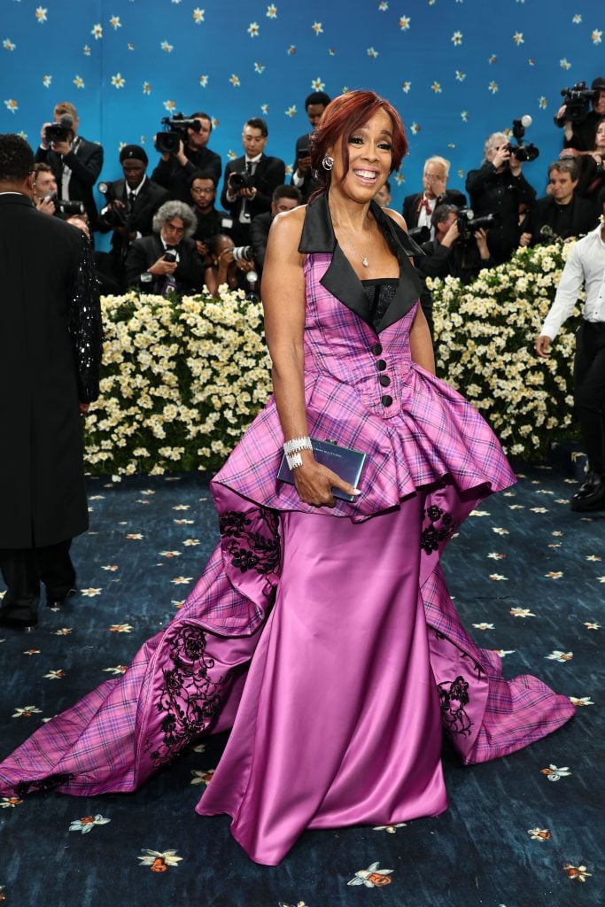 Gayle King attends the 2025 Met Gala Celebrating "Superfine: Tailoring Black Style" at Metropolitan Museum of Art on May 05, 2025 in New York City.