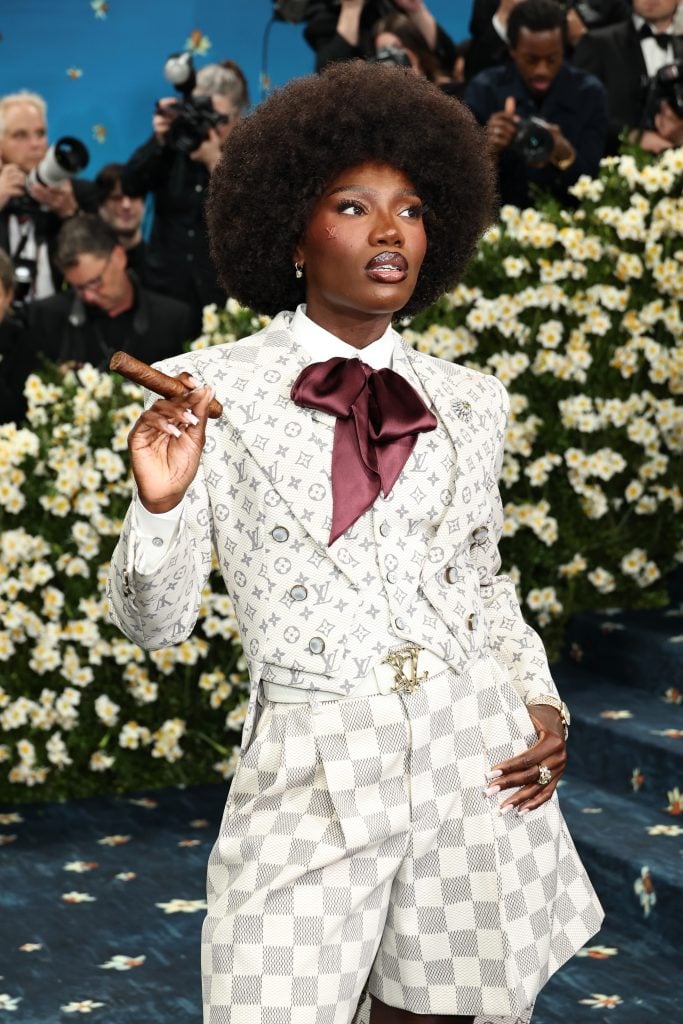 Doechii attends the 2025 Met Gala Celebrating "Superfine: Tailoring Black Style" at Metropolitan Museum of Art on May 05, 2025 in New York City.