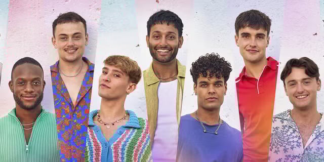 'I Kissed a Boy' Season 2 returns May 11 on BBC Three with a brand-new cast of gay singles searching for love in a stunning Italian villa—expect romance, drama, and plenty of first kisses.