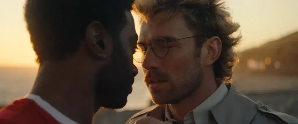Jelani Alladin and Zane Phillips in Strangers on a Beach. Photo: Michael Schwartz